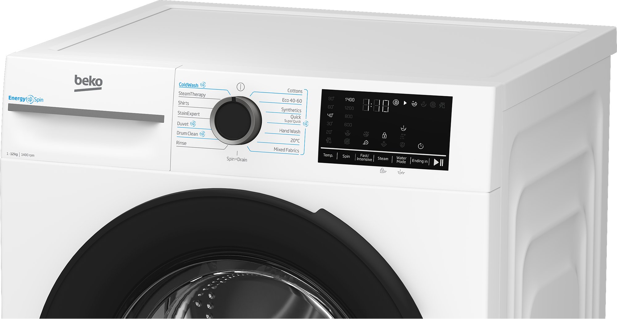 BEKO 9KG WASHING Machine 1400 RPM White A Rated BM3WT3941W #LF95656