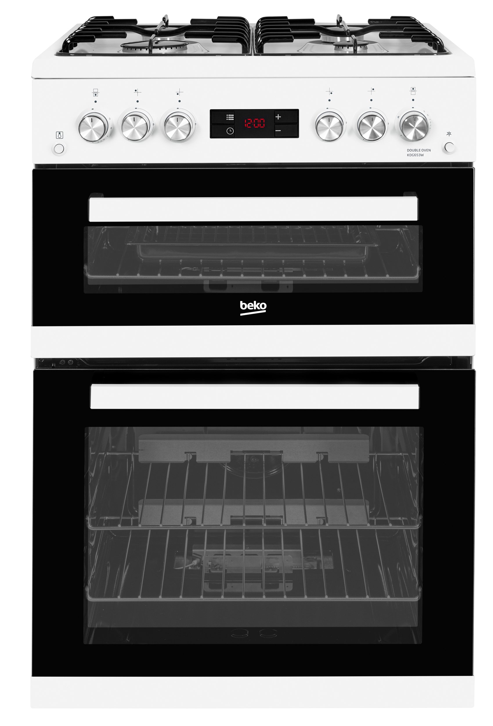Double oven cookers freestanding discount
