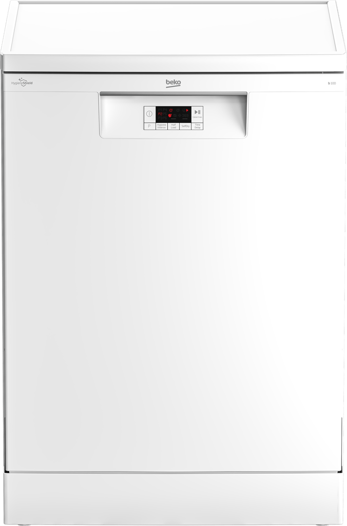 BDFN15430W Perfect for when you're in a hurry, this Freestanding Full Size Dishwasher features our Quick&Shine programme, which effortlessly washes a full load in just 58 minutes. You'll also enjoy additional convenience with folding plate supports and a fully flexible upper basket, making your dishwashing experience a breeze. Plus, the HygieneIntense programme provides superior results, killing more than 99.9% of bacteria and viruses.