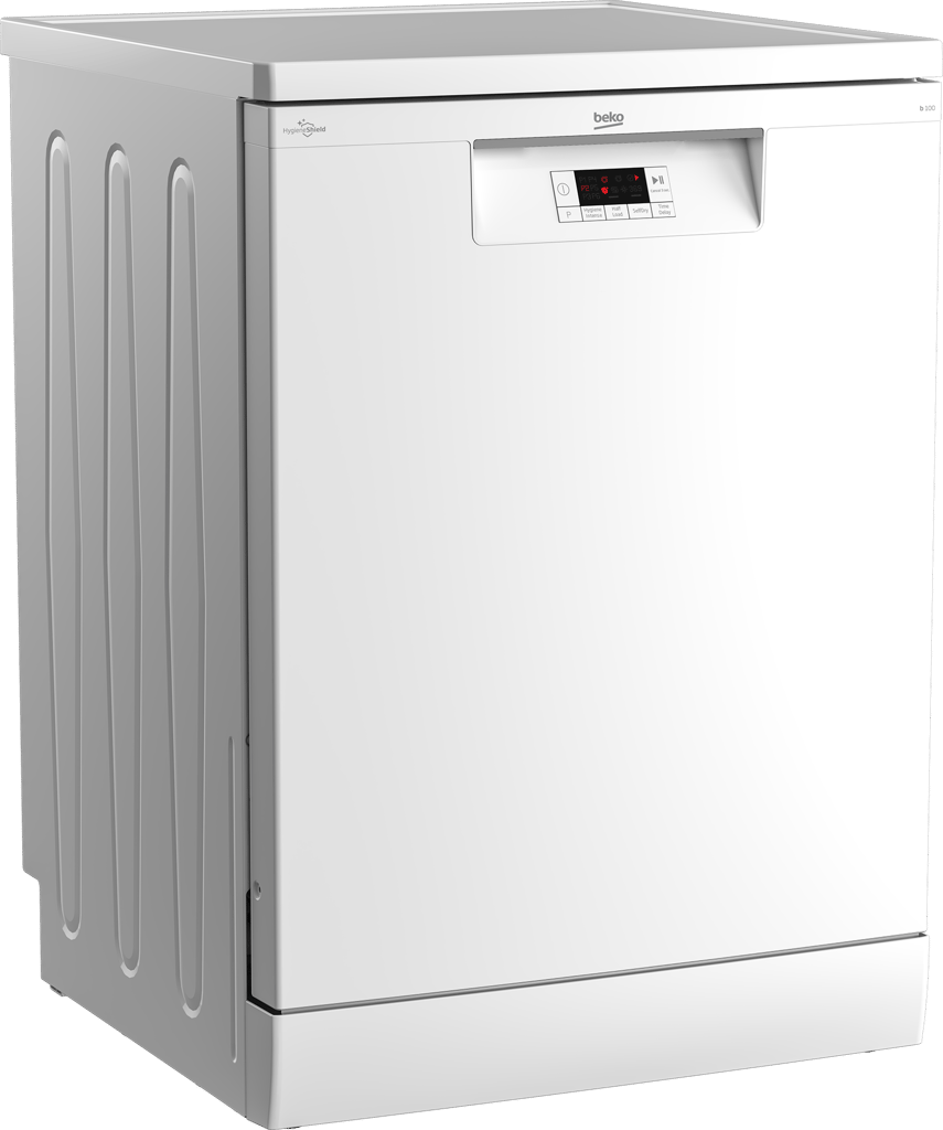 BDFN15430W Perfect for when you're in a hurry, this Freestanding Full Size Dishwasher features our Quick&Shine programme, which effortlessly washes a full load in just 58 minutes. You'll also enjoy additional convenience with folding plate supports and a fully flexible upper basket, making your dishwashing experience a breeze. Plus, the HygieneIntense programme provides superior results, killing more than 99.9% of bacteria and viruses.