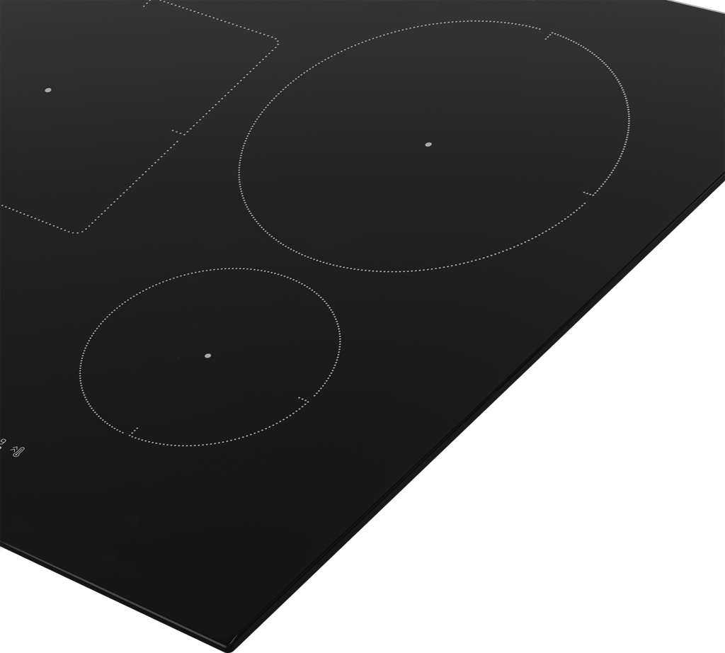 HII85700UFT Perfect for modern kitchens, this 80cm Induction Hob with IndyFlex combines sleek design with advanced functionality. While the touch control display and nine adjustable power levels provide precise control over your cooking, the induction hob technology heats the pan directly, ensuring rapid and energy-efficient cooking. You'll also benefit from the addition of a child safety lock that prevents unintended adjustments to the settings.