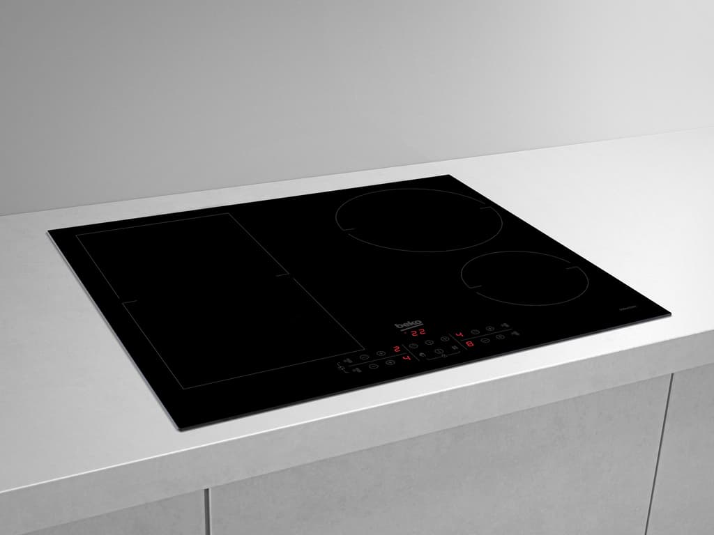 HII64201MT Perfect for modern kitchens, this 60cm Induction Hob with IndyFlex features a user-friendly touch control display and offers nine adjustable power levels. Using induction hob technology, this model heats the pan directly, ensuring fast and energy-efficient cooking. The added benefit of our IndyFlex technology allows you to seamlessly combine smaller cooking zones, creating a larger zone for accommodating bigger pans with ease.