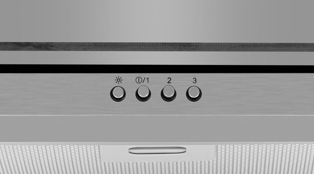 HCF61620X This integrated 60cm chimney hood provides a stylish and practical solution for keeping your kitchen clean and hygienic. While the cassette filter can be effortlessly removed from the hood and cleaned in your dishwasher for ultimate convenience, the carbon filters effectively eliminate grease and cooking odours, ensuring that fresh, clean air is always recycled back into your kitchen.