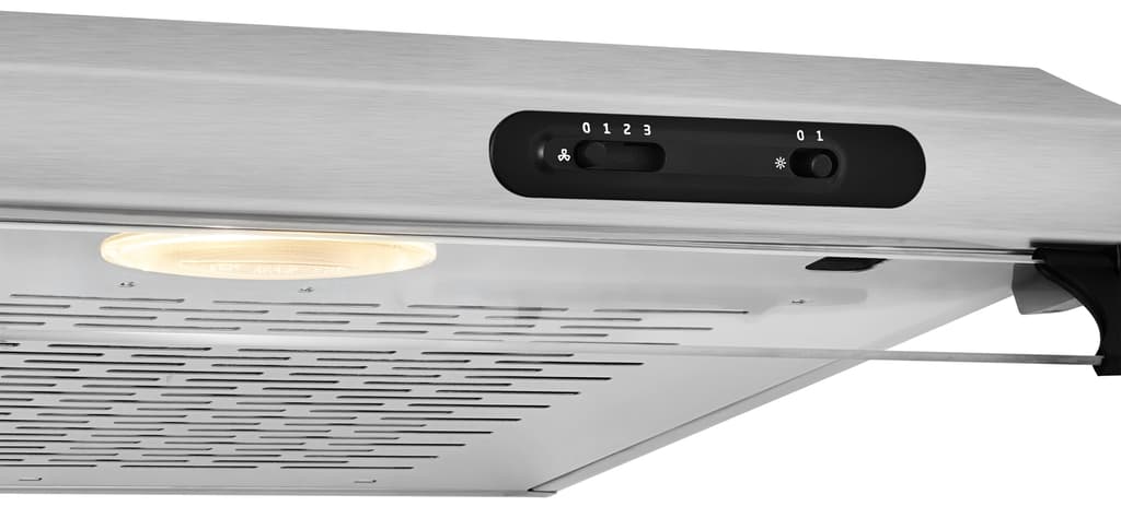 HNS61110X Elevate both style and practicality in your kitchen with this integrated 60cm visor hood. Providing a stylish solution for cleanliness and hygiene, its cassette filter effortlessly pops out for easy dishwasher cleaning. It's also equipped with carbon filters that efficiently eliminate grease and cooking odours, ensuring the continual circulation of fresh, clean air throughout your kitchen.