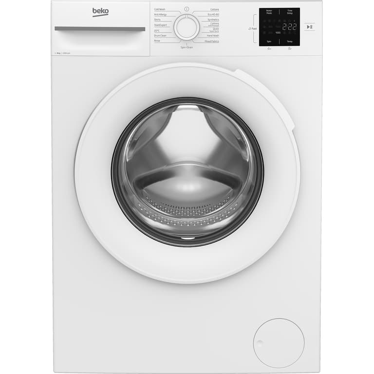 Freestanding 8kg 1200rpm Washing Machine with Quick Programme