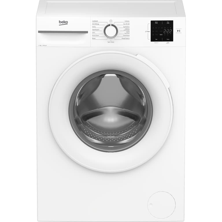 Freestanding 7kg 1400rpm Washing Machine with Quick Programme