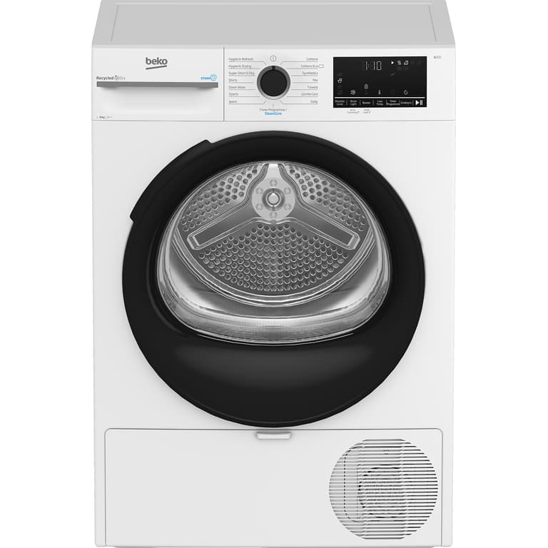 8kg Heat Pump Tumble Dryer with SteamCure Technology