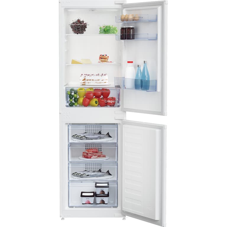 Integrated Frost Free Fridge Freezer with Freezer Guard