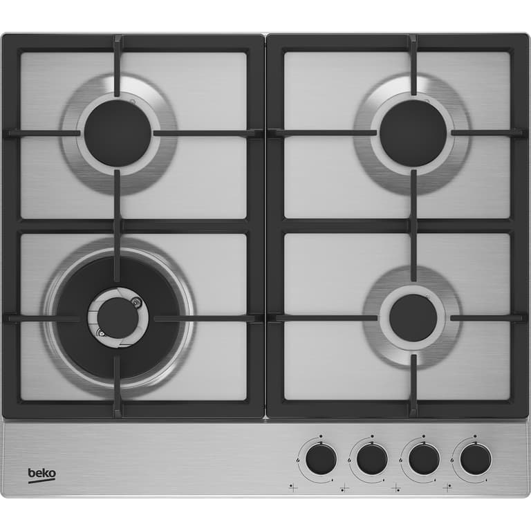 60cm Gas Hob with Front Knob Controls