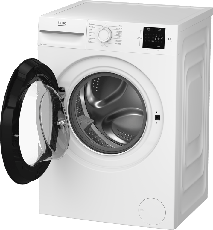 BM1WT3821W Looking for a washing machine that combines speed and convenience? This 8kg 1200rpm model features a SteamCure programme to reduce wrinkles, a 28-minute programme for quick washes, and the Fast+ function, which shortens cycle times by up to 55%. Plus, on those busy days when things slip your mind, the AddXtra feature allows you to easily add forgotten items mid-cycle, making laundry day more efficient and flexible.