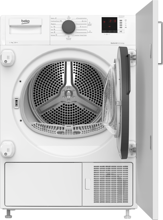 WTIK86151F Experience unparalleled time-saving efficiency with this built-in 8kg, 1600rpm washing machine. While the Quick Programme effortlessly washes a generous 8kg load in just 28 minutes, the Super Quick Programme achieves a 2kg wash in an impressive 14 minutes. A portion of the washing machine's tub—up to 10%—is even made from recycled plastic bottles, helping to minimise its embedded carbon footprint.