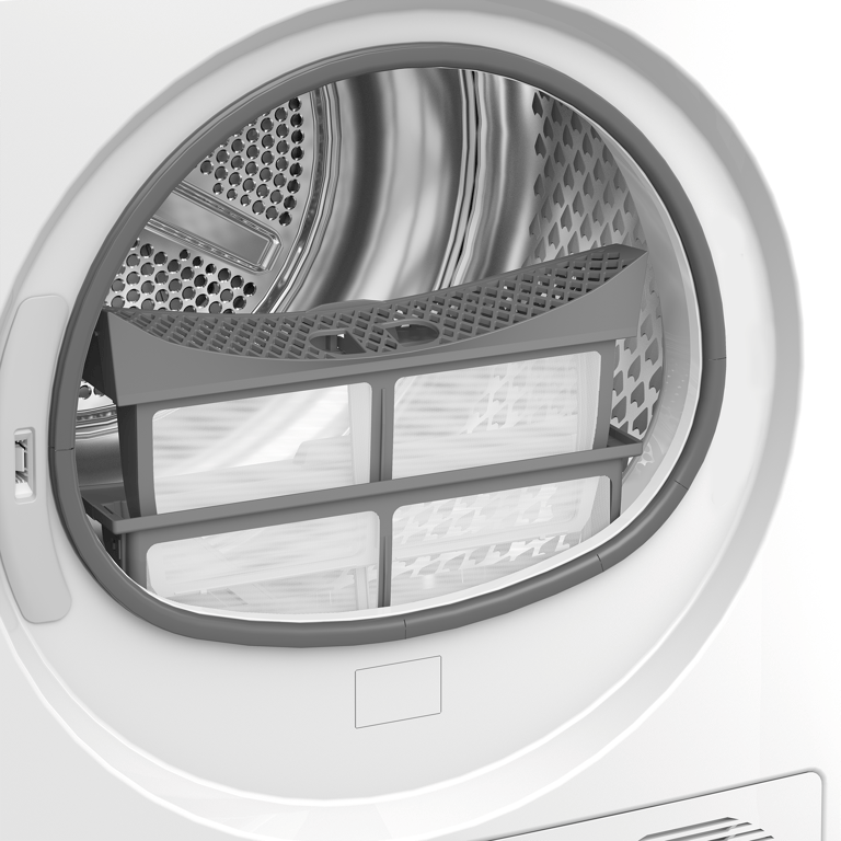 BM3T3833W Maximise energy efficiency with this 8kg Heat Pump Tumble Dryer featuring SteamCure technology. While the model's interior drum light ensures no item is overlooked, SteamCure uses the power of steam to refresh clothes, eliminating odours and creases without the need for a full wash. The appliance also uses lower temperatures and reused hot air to deliver superior fabric protection and reduced energy consumption, saving you money on your energy bills.