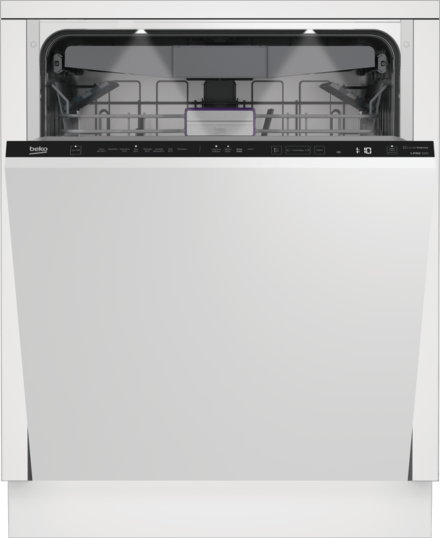 BDIN38650C Designed for optimal performance, this advanced Integrated Full Size Dishwasher effortlessly meets your daily cleaning needs. While our innovative DeepWash technology uses targeted jets to effectively clean deep inside your cookware, ensuring thorough cleanliness, our CornerIntense™ technology uses a specially designed spray arm to circulate water and detergent into every corner of the machine, leaving no area untouched and delivering sparkling dishes every time.