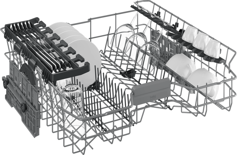 BDIN38440 Designed with your convenience in mind, this Integrated Full Size Dishwasher features our advanced HygieneIntense function, effectively removing 99.9% of bacteria and viruses from your crockery*. With a choice of eight programmes, including the Mini 30' programme for a rapid clean of lightly soiled dishes in just 30 minutes, this dishwasher simplifies your daily choices, delivering sparkling dishes every time.