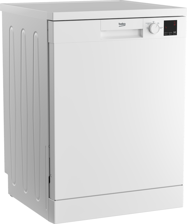 DVN04X20W Efficient and cost-effective, this Freestanding Full Size Dishwasher with Low Water Consumption minimises utility bills with its low water and energy usage. Ideal for lighter loads, it boasts a half load function for added savings in time and energy. The appliance further streamlines your dishwashing routine with Quick Programmes, including the speedy Mini 30' programme that swiftly cleans lightly soiled dishes in just 30 minutes. 