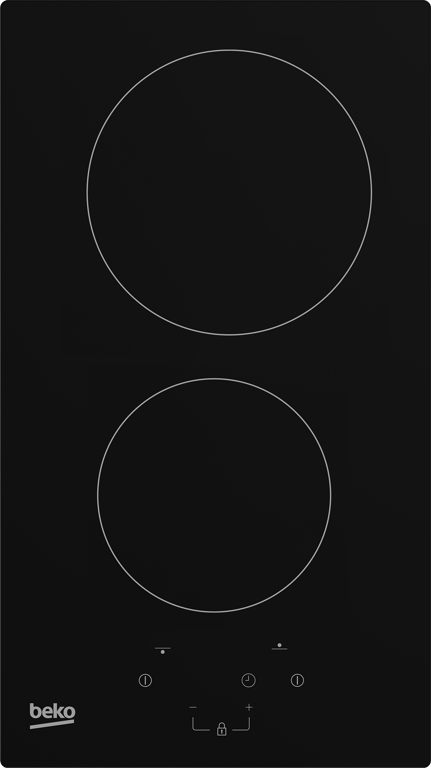 HDMC32410BT Ideal for compact kitchens, this 30cm Ceramic Hob with Touch Controls boasts a user-friendly touch control display and offers six adjustable power levels. Crafted with high-quality, durable glass, its smooth surface adds a touch of style and is easy to clean.
