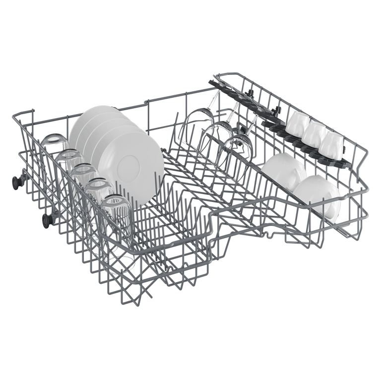 DVN04X20W Efficient and cost-effective, this Freestanding Full Size Dishwasher with Low Water Consumption minimises utility bills with its low water and energy usage. Ideal for lighter loads, it boasts a half load function for added savings in time and energy. The appliance further streamlines your dishwashing routine with Quick Programmes, including the speedy Mini 30' programme that swiftly cleans lightly soiled dishes in just 30 minutes. 