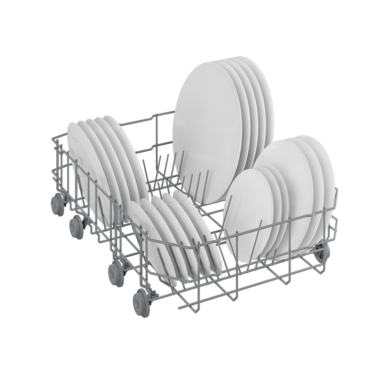 DVS04X20W Effortlessly adaptable, this Freestanding Slimline Dishwasher offers four programmes, including the Mini 30' programme that cleans a full load in just 30 minutes. While the Half Load function saves time and energy, the removable cutlery basket provides extra space for larger dishes, making your dishwashing routine more flexible and efficient. The dishwasher's low water and energy consumption also helps you save money on your utility bills.