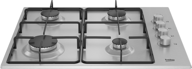 HIBG64120SX Featuring auto-ignition and side knob controls, this 60cm Gas Hob offers maximum cooking flexibility with four burners in three different sizes that allow you to create your favourite meals with ease. While the built-in flame safety device ensures added peace of mind, automatically cutting off the gas supply if the flame goes out, the High-Efficiency™ gas burners contribute to efficient cooking, saving both time and money.