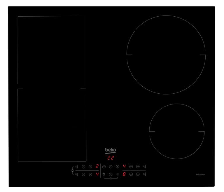 HII64201MT Perfect for modern kitchens, this 60cm Induction Hob with IndyFlex features a user-friendly touch control display and offers nine adjustable power levels. Using induction hob technology, this model heats the pan directly, ensuring fast and energy-efficient cooking. The added benefit of our IndyFlex technology allows you to seamlessly combine smaller cooking zones, creating a larger zone for accommodating bigger pans with ease.
