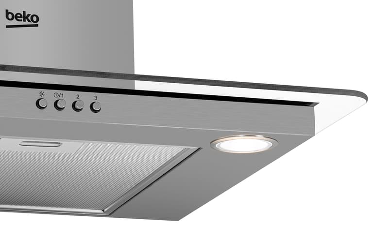 HCF61620X This integrated 60cm chimney hood provides a stylish and practical solution for keeping your kitchen clean and hygienic. While the cassette filter can be effortlessly removed from the hood and cleaned in your dishwasher for ultimate convenience, the carbon filters effectively eliminate grease and cooking odours, ensuring that fresh, clean air is always recycled back into your kitchen.
