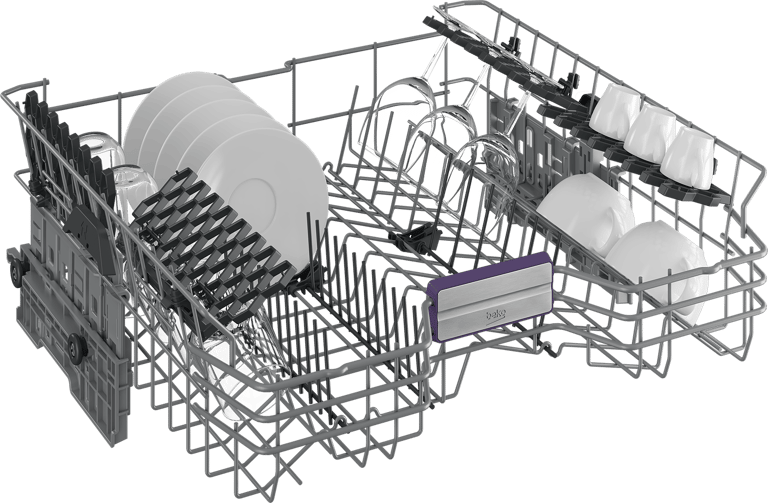 BDIN38650C Designed for optimal performance, this advanced Integrated Full Size Dishwasher effortlessly meets your daily cleaning needs. While our innovative DeepWash technology uses targeted jets to effectively clean deep inside your cookware, ensuring thorough cleanliness, our CornerIntense™ technology uses a specially designed spray arm to circulate water and detergent into every corner of the machine, leaving no area untouched and delivering sparkling dishes every time.
